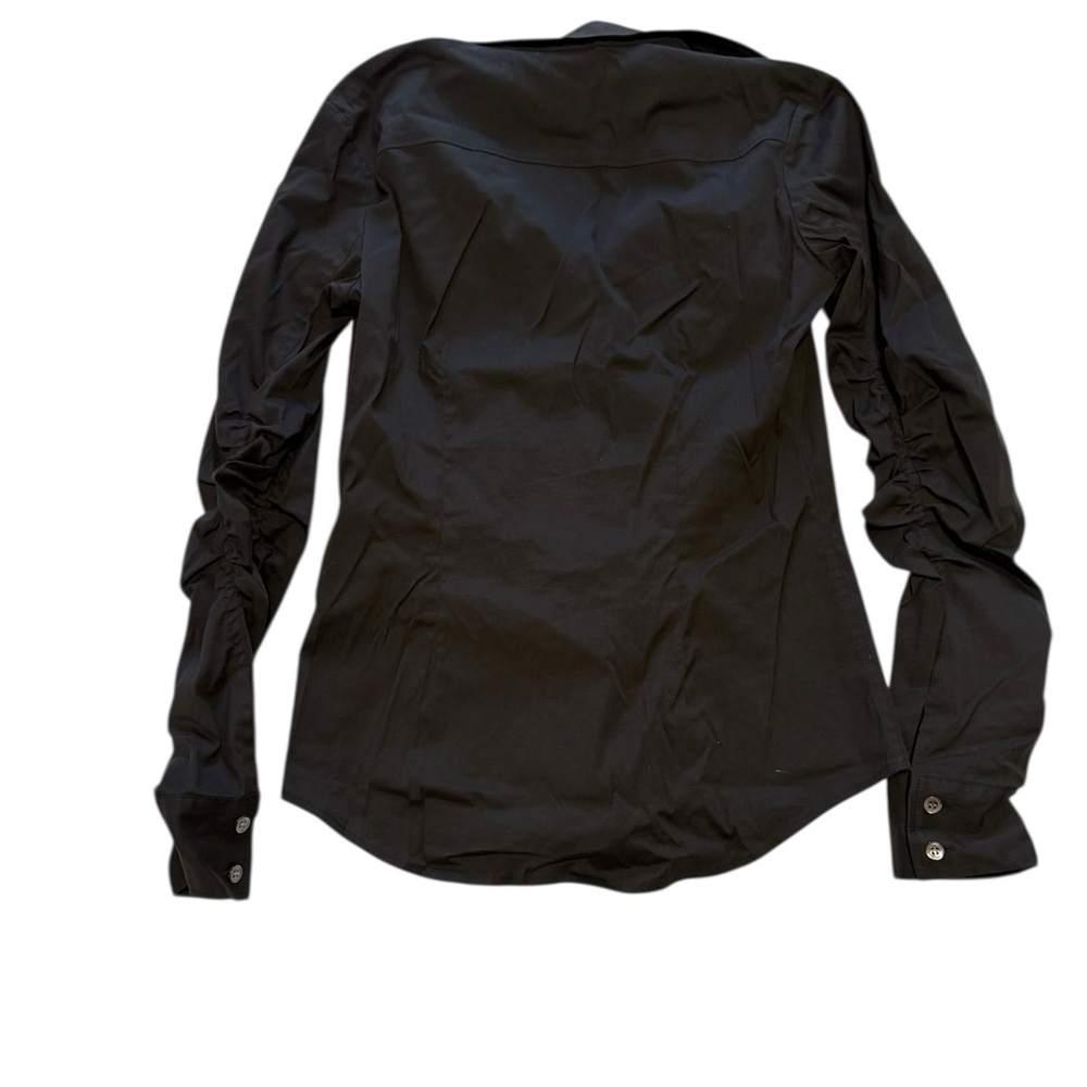 Theory Clarissa Button Dress Shirt size small black - Picture 6 of 8